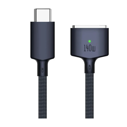 140W 200cm 78,7 ""USB tipo C a Mag safe 3 Cable cargador magnético PD Cable de carga para ordenador portátil convertidor para MacBook Pro Air Magsafe 3