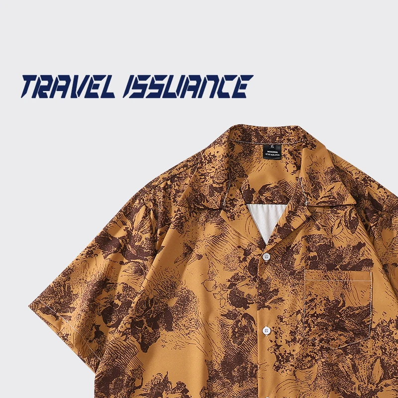 

Travel Issuance Tie Dye Retro Oil Painting Artistic Small Batch National Trend Casual Lazy Street Style Waist Chain