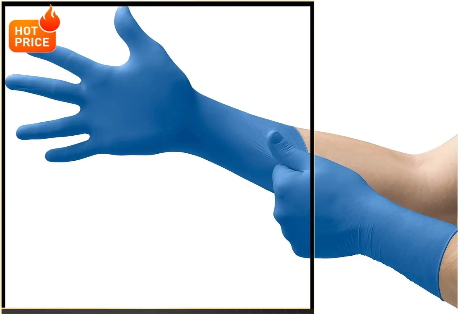 

BestsellerMICROFLEX SafeGrip SG-375 Exam Standard Gloves - Size L, Blue (Case of 500)