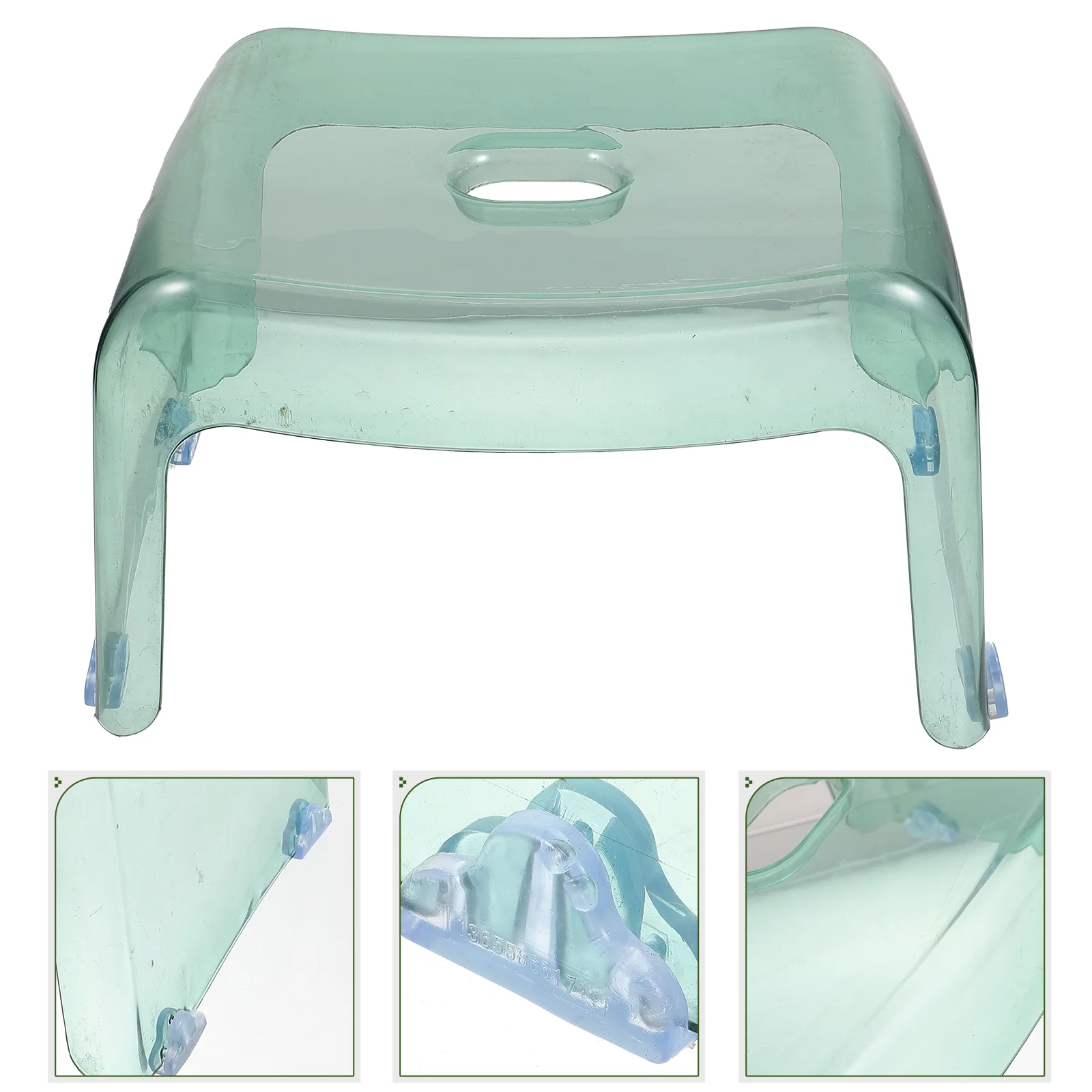 

Non slip Kids Low Foot Durable PET Lightweight Bathroom Thickened Practical Children Stool Pet Bench Baby Potty Stool Home Use