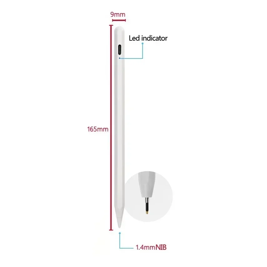 ZLRLMHY  Can Use The Active Pencil Palm Repulsion Function To Write and Draw for IPad (2024 and Later)，Easy To Use