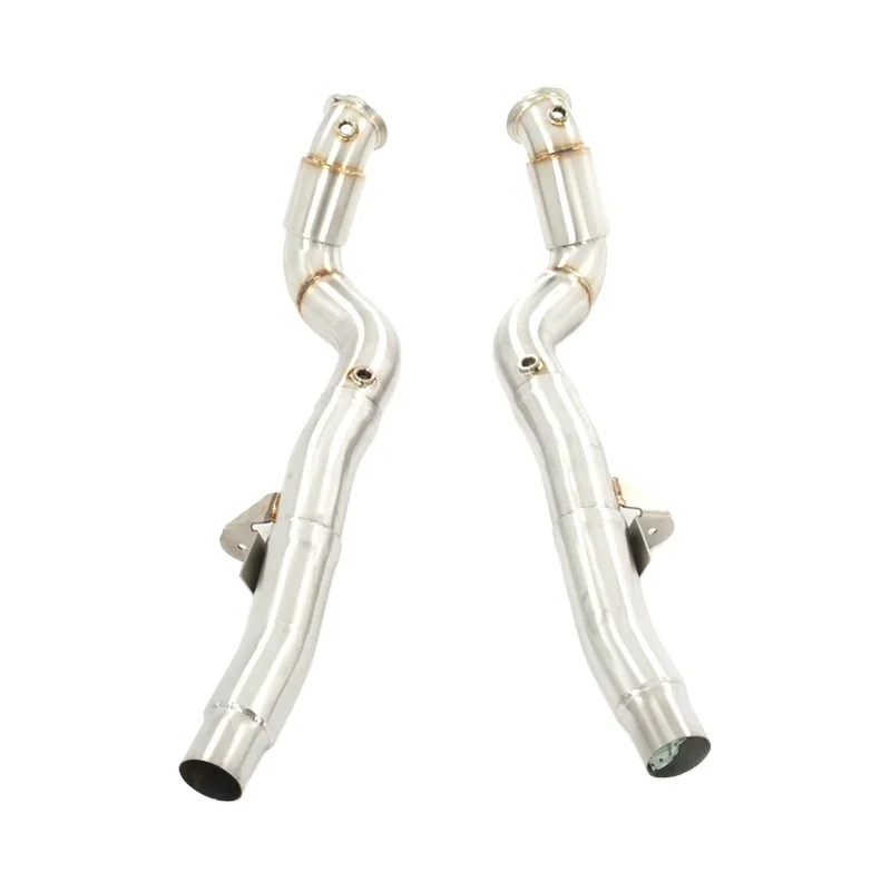 Head Section High flow Pipes branch downpipe Exhaust Pipe with catalyst For Ferrari California T 3.9T