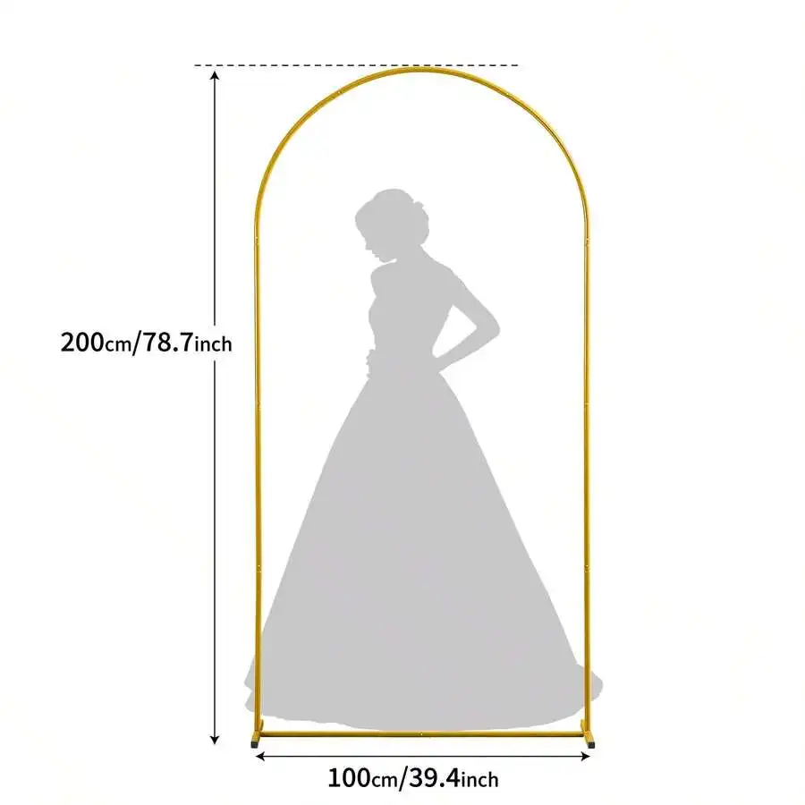 Versatile 6.6ft Metal Balloon Arch Kit With Backdrop Cloth - Perfect For Weddings, Birthdays, Youngsters Showers & More, Balloon