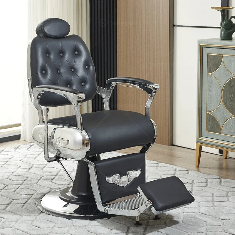 Gold Luxury Tabouret Roulette Salon Hair Salon Barber Shop Chair Beauty Furniture Professional Cadeira Hairdressing Equipment