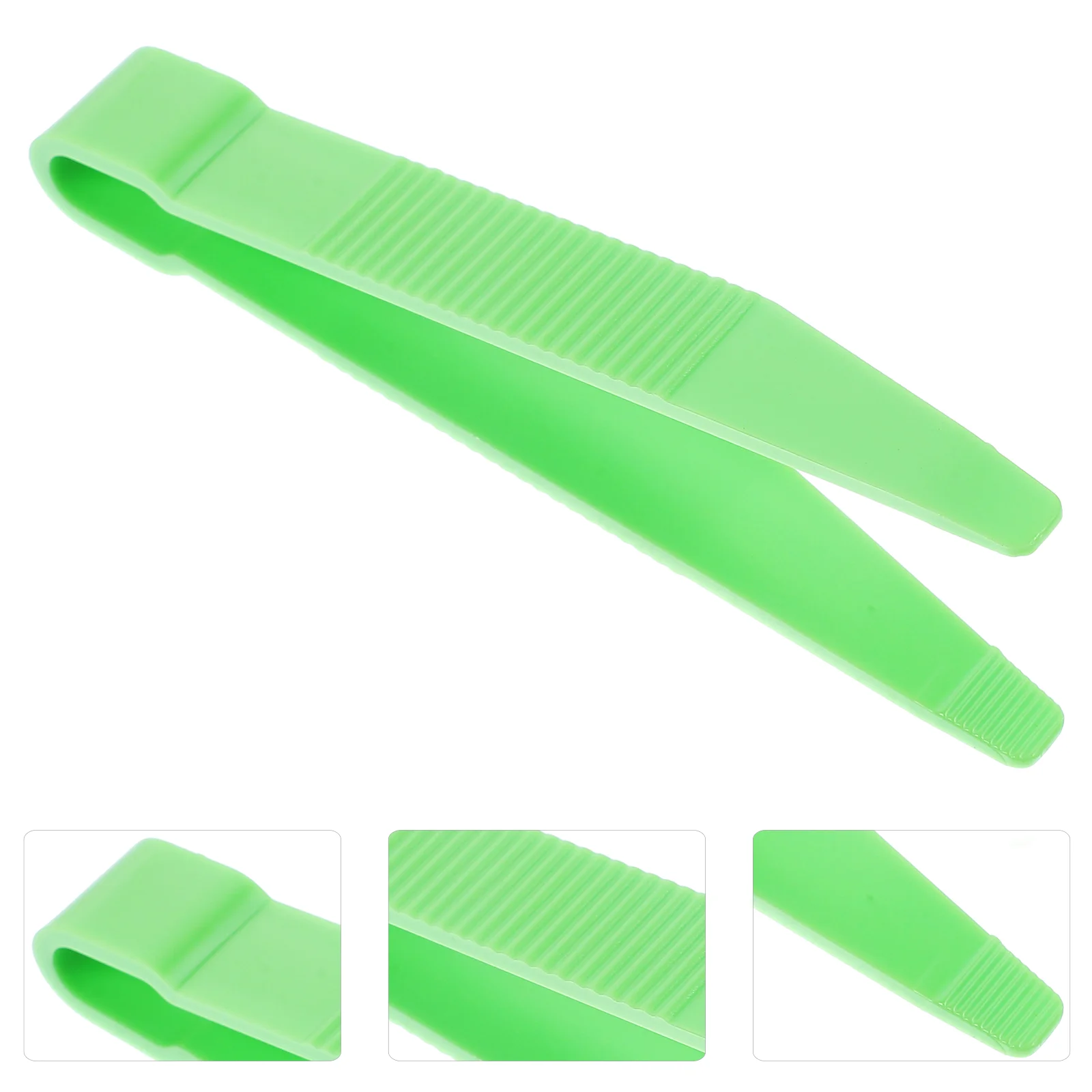 25 Pcs Children's Tweezers Toys Green Plastic Sensory Bin Fillers Experimental Science Tools Kids Fine Motor Skills Training