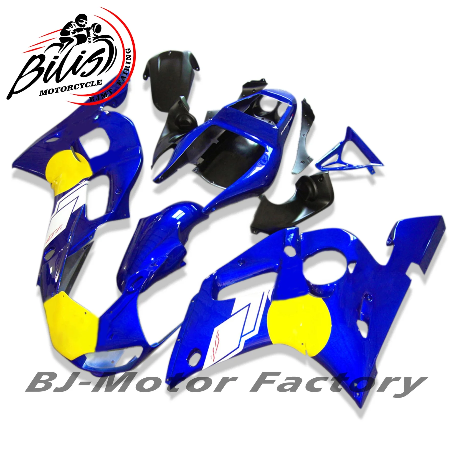 Carenado de carrocería ABS para Yamaha YZF R6 1998 1999 2000 2001 2002 Kit de carenado completo Kit de carenado de carrocería