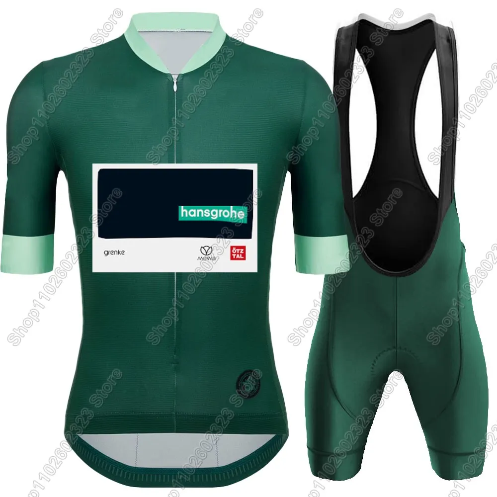 فرنسا جولة Hansgrohe فريق 2025 الدراجات جيرسي مجموعة دراجة الملابس الطريق دراجة قمصان دعوى دراجة مريلة السراويل الجبلية Ropa مايوه