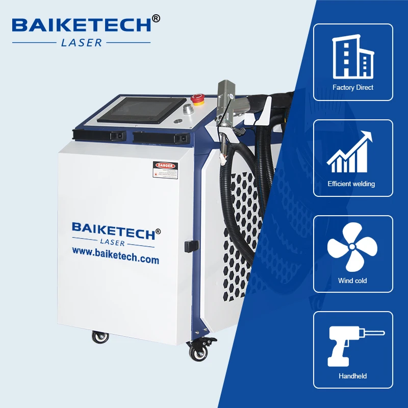 Raycus/MAX/BWT Laser 2000W Handheld Fiber Laser Welding Machine Multifunction Laser Welder with Wire Feeder Factory Price