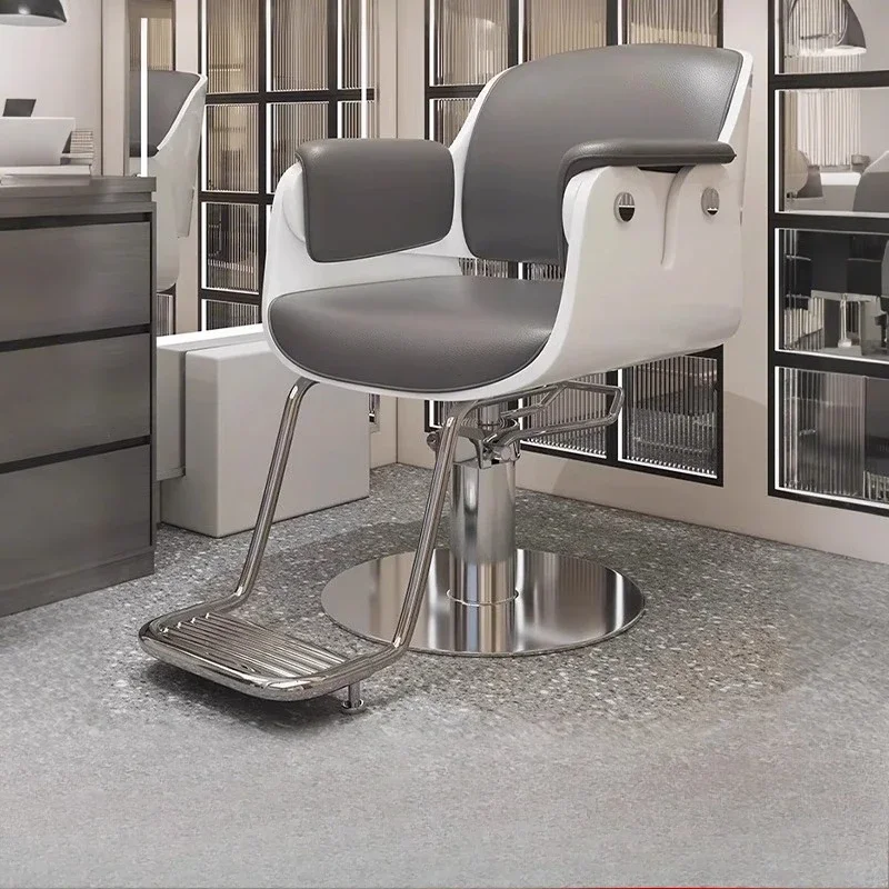 

Luxury Aesthetic Salon Furniture modern Ergonomic Vanity Barber Chair Professional Barbershop Rotating Beauty Women Makeup Chair