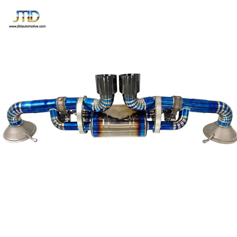 Système Catback d'échappement de Valve de titane de Performance de course pour l'échappement de Porsche 992 Gt3 /gt3 Rs