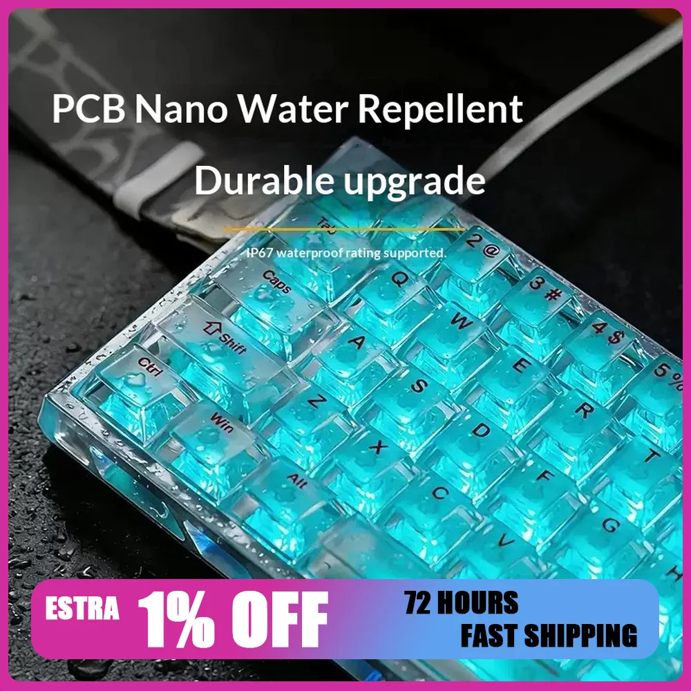 IROK MG63 Magnetic Switch Gaming Keyboard 63-Key CNC Aluminum 512K Polling Rapid Trigger RGB Wired