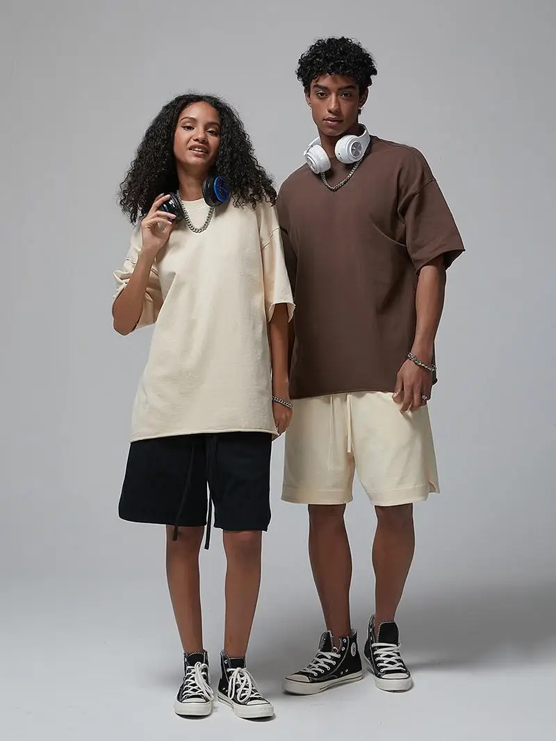 

Artiemaster American Streetwear 305G, хлопковая конопляная футболка с тяжелой талией и открытым подолом, цветная свободная футболка ort Sve