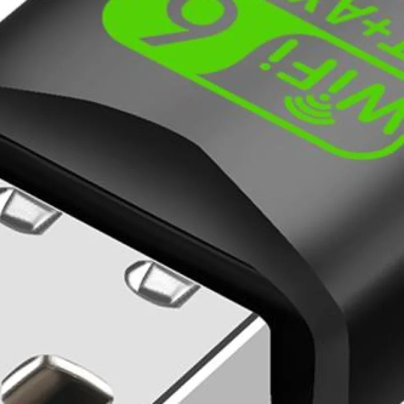 

Беспроводной адаптер 600 Мбит/с USB WiFi6 BT5.4, сетевой приемник 2-в-1, двухдиапазонная сетевая карта 2,4/5 ГГц для ПК/ноутбука/настольного компьютера