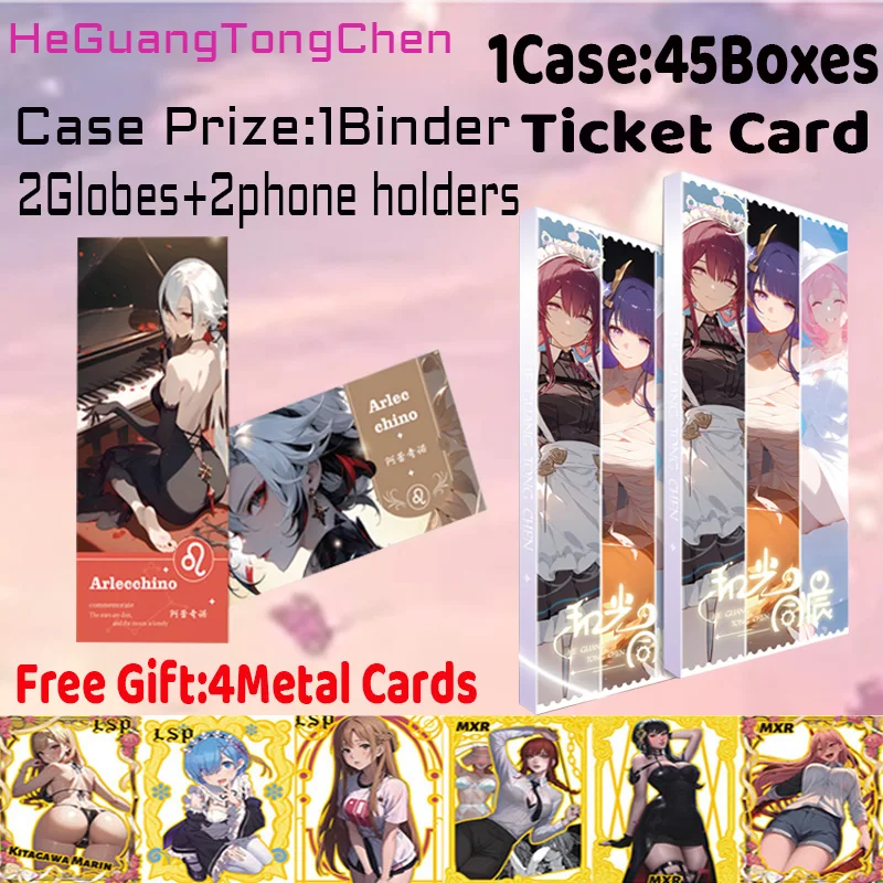 Queen KaShe HeGuangTongChen Ticket Card Collection Card Rare Collection Waifu Cards ACG Girls Booster Box Hobbies Gifts