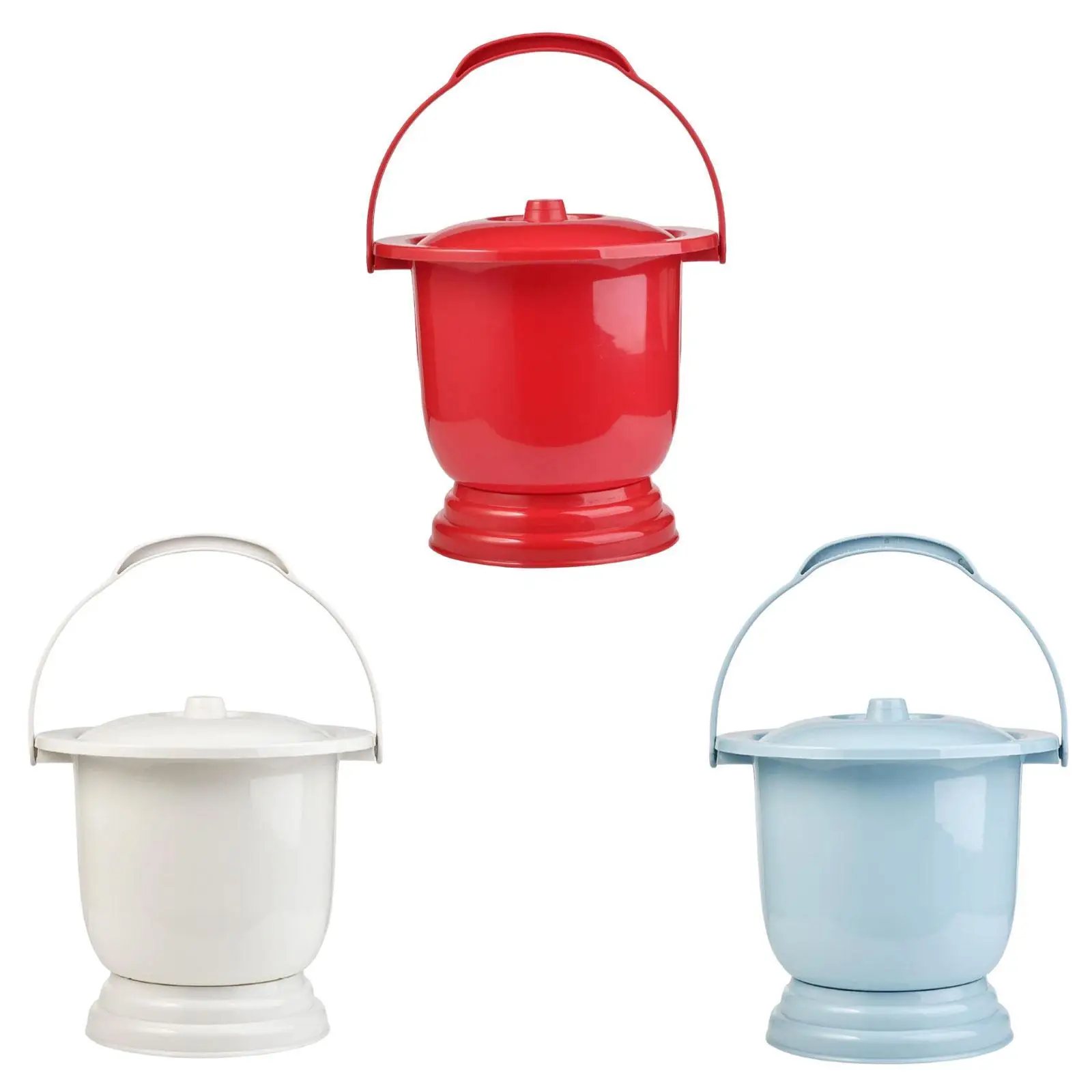 Hazne Kalınlaşmış Tuvalet Gece Klozet Kovası Lazımlık İdrar Kovası Tükürük Hokkası Kapaklı Çocuk Çocuk Yaşlı Yetişkinler için Yatak Odası