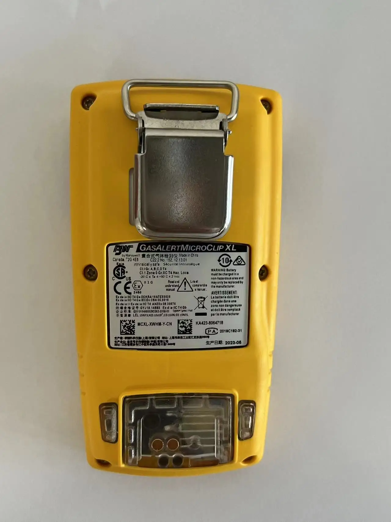 GasAlert MicroClip XL Gas Detector BW MicroClipXT Convenient Four in One Gas Detector MC2-4