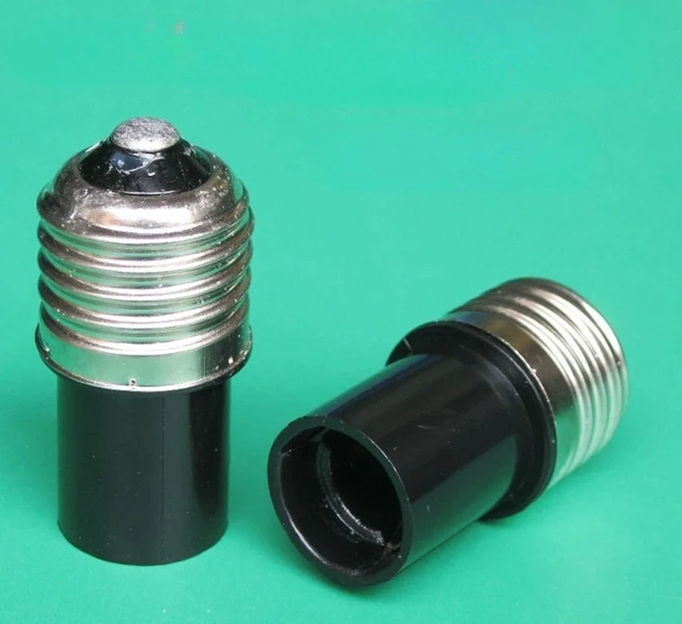 

2 шт., высококачественный черный держатель лампы-конвертера E27 в E12/E14/E17/B15/B22/E40, новый держатель лампы E27 в E14 для тестирования возраста