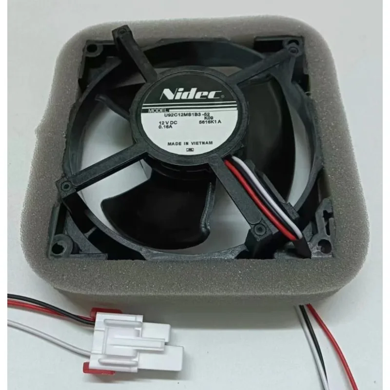 Cooler Fan DA81-06013A U92C12MS1B3-52 for NIDEC 12V 0.16A Refrigeration Fan