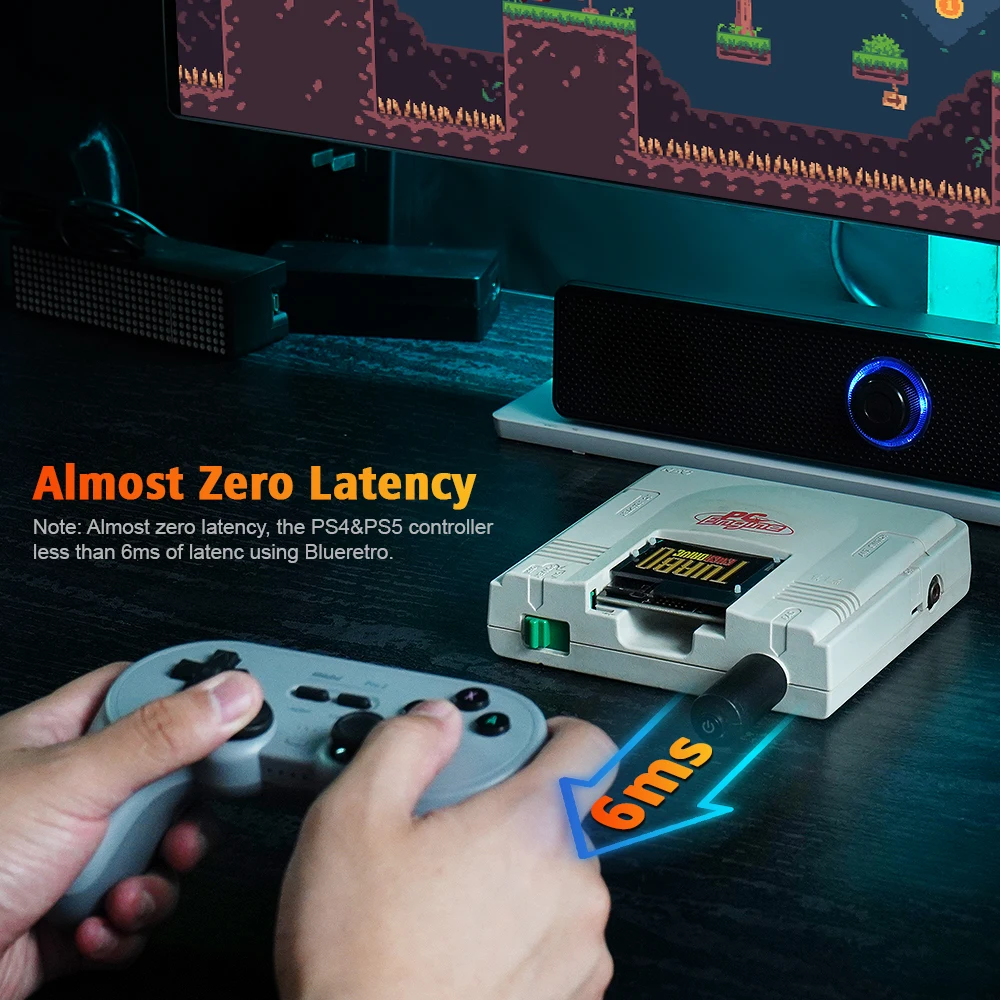 Konwerter Bezprzewodowego Kontrolera Joystick Blueretro do PC Adapter Silnika do Konsoli Retro CoreGrafx/CoreGrafx II — zdjęcie produktu 5