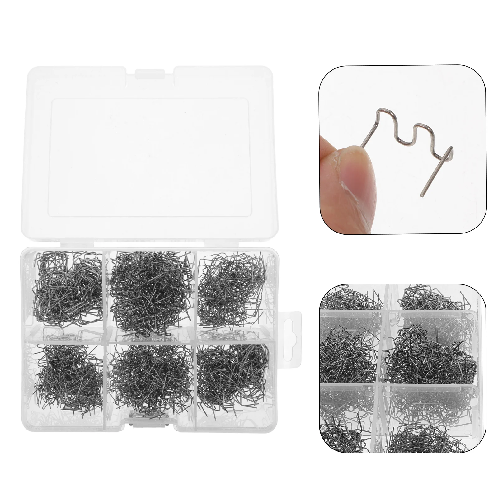 

1200 Pcs Bumper Plastic Welding Nails Automobile Wave Staples Cars Repair Welder Suite