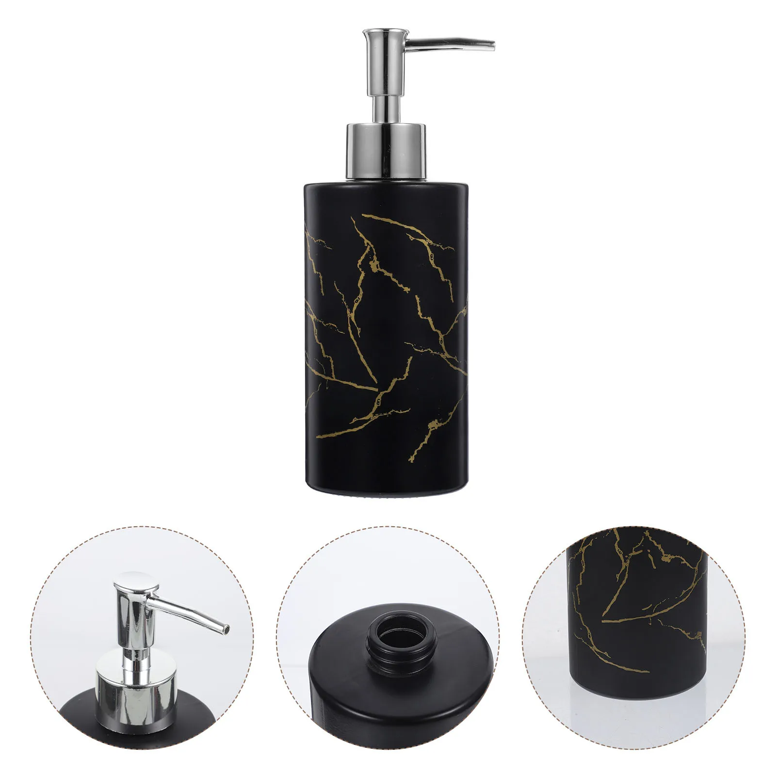 

Refillable Shampoo and Conditioner Bottles Press Pump Bottle Travel Supplies Liquid Soap Dispenser Home Use Bathroom Lotion