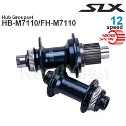 SHIMANO SLX M7100 M7110 HUB Groupset Front Hub 110 100x15 mm and Rear FREEHUB 148 142x12 mm E-THRU Axle  12-speed