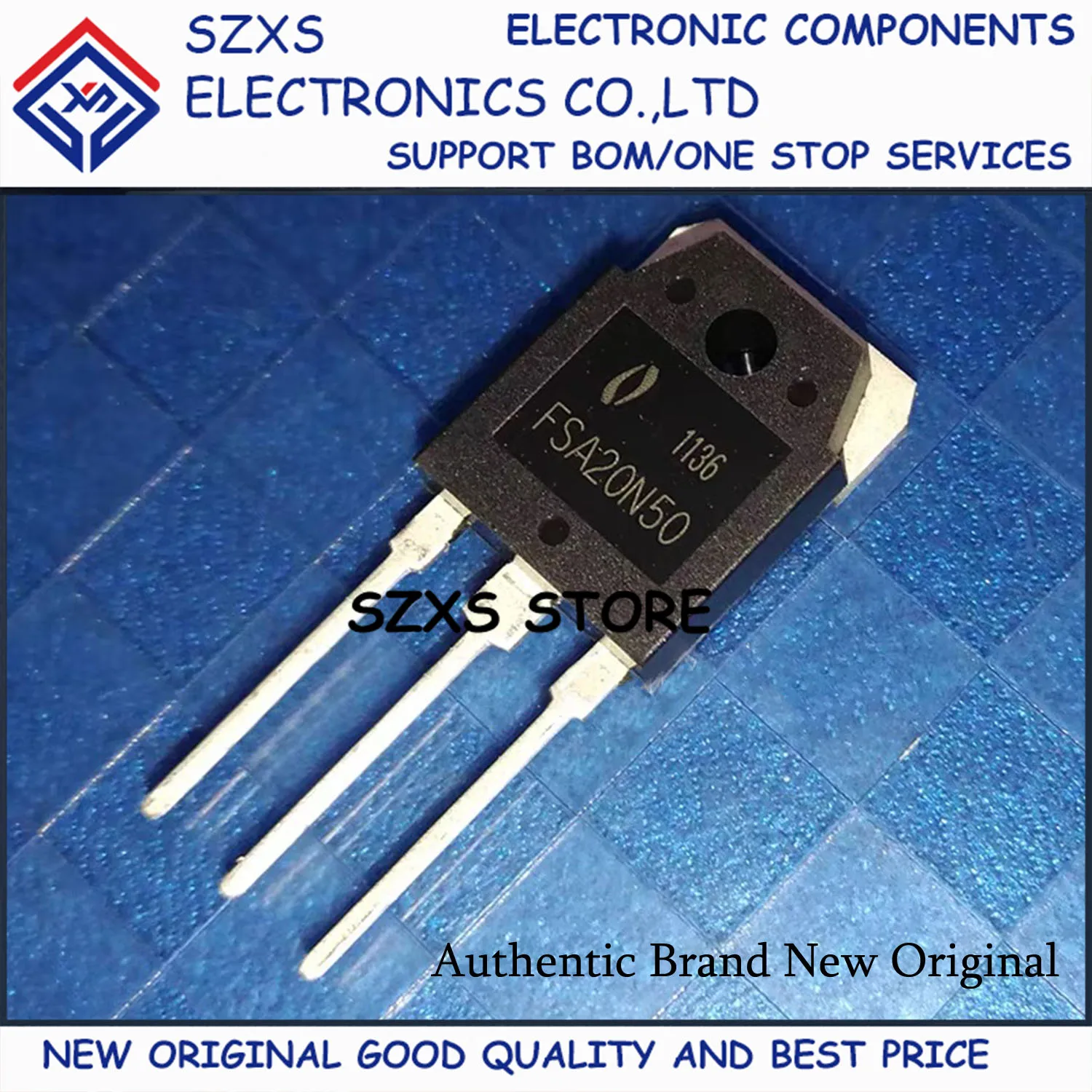 New Original 10Pcs FSA20N50 TO-3P 500V 20A MOSFET Field Effect Transistor In Stock Electronic Components Good Quality