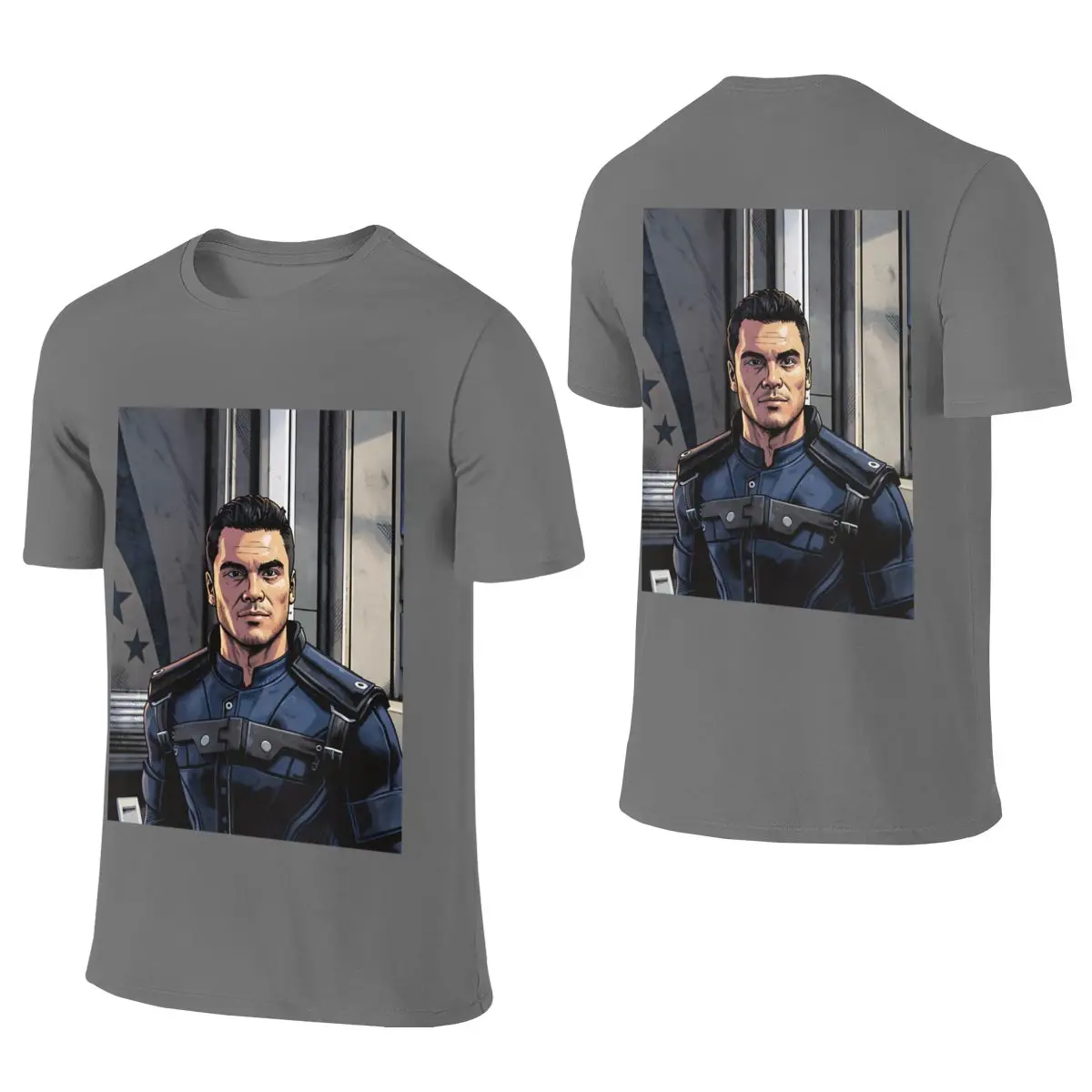 Major Major Loose But Not Bulky Reversible T-shirt Street Casual Clean Surface Basic Tee
