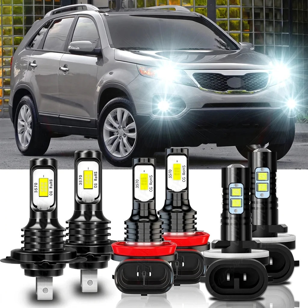 Bike Light Front Rear - Bombilla LED de 6000K para Kia