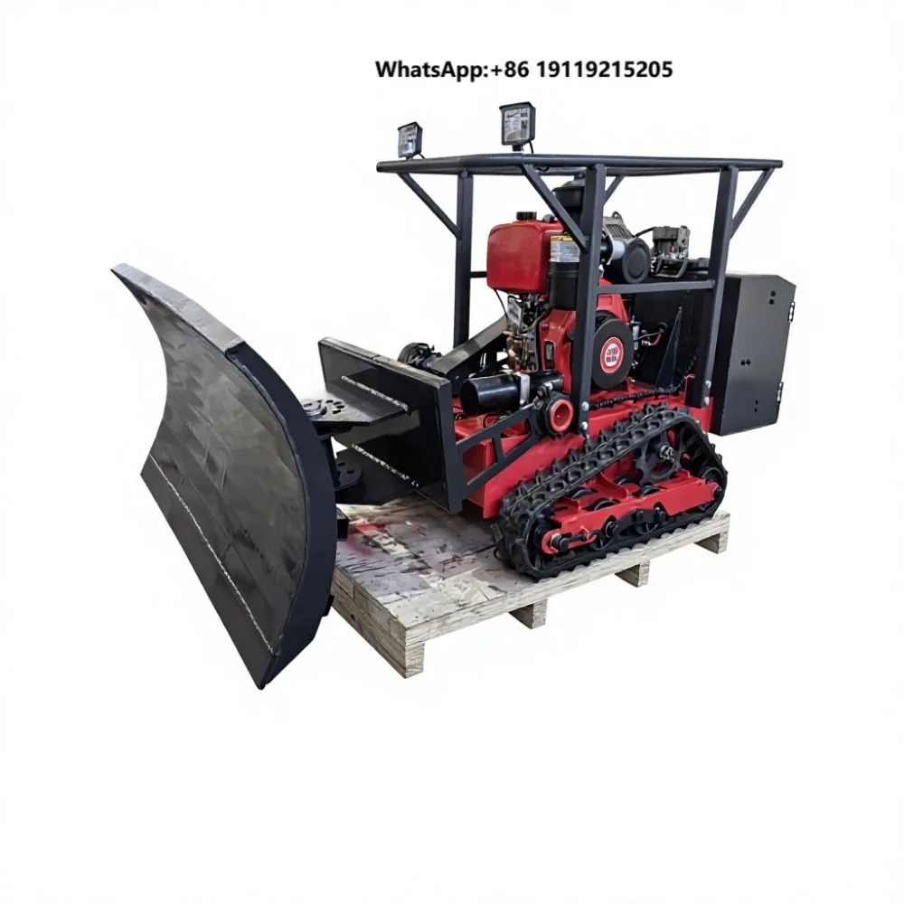 All Terrain Smart Remote Control Lawn Mower High Power Changchai Engine Carbon Steel Body Safe Vegetation Trimming Equipment