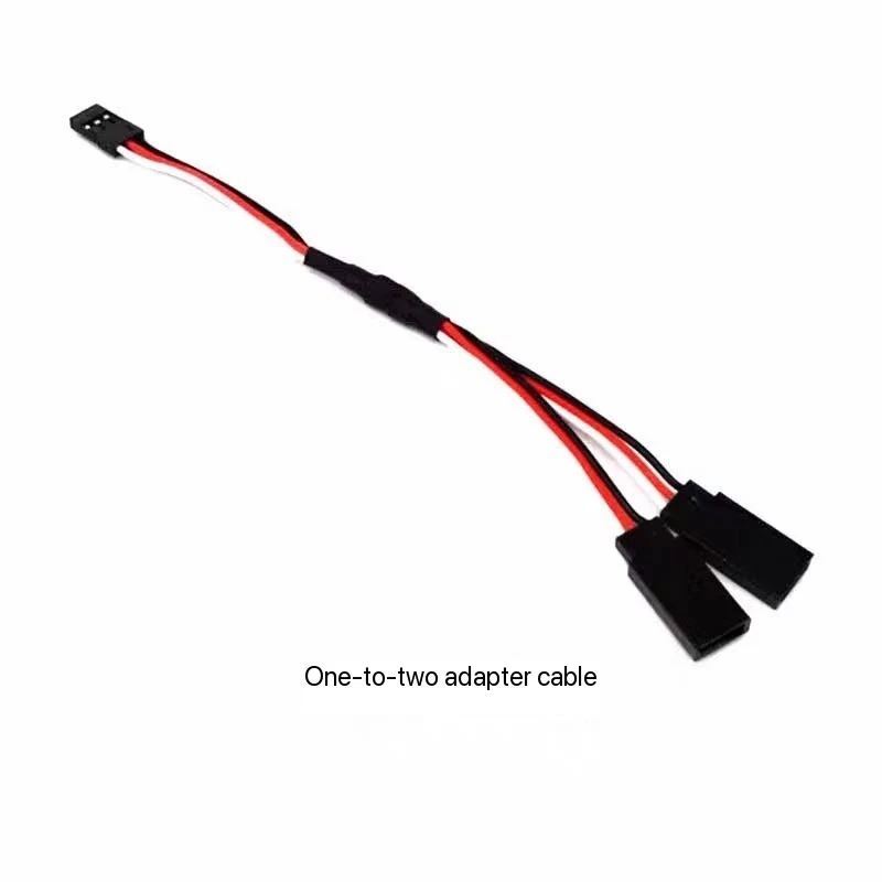 Cabo de extensão servo linha Y, modelo de carro, modelo de navio, modelo de aeronave, cabos de conexão macho e fêmea, 1To2/1To3/1To4