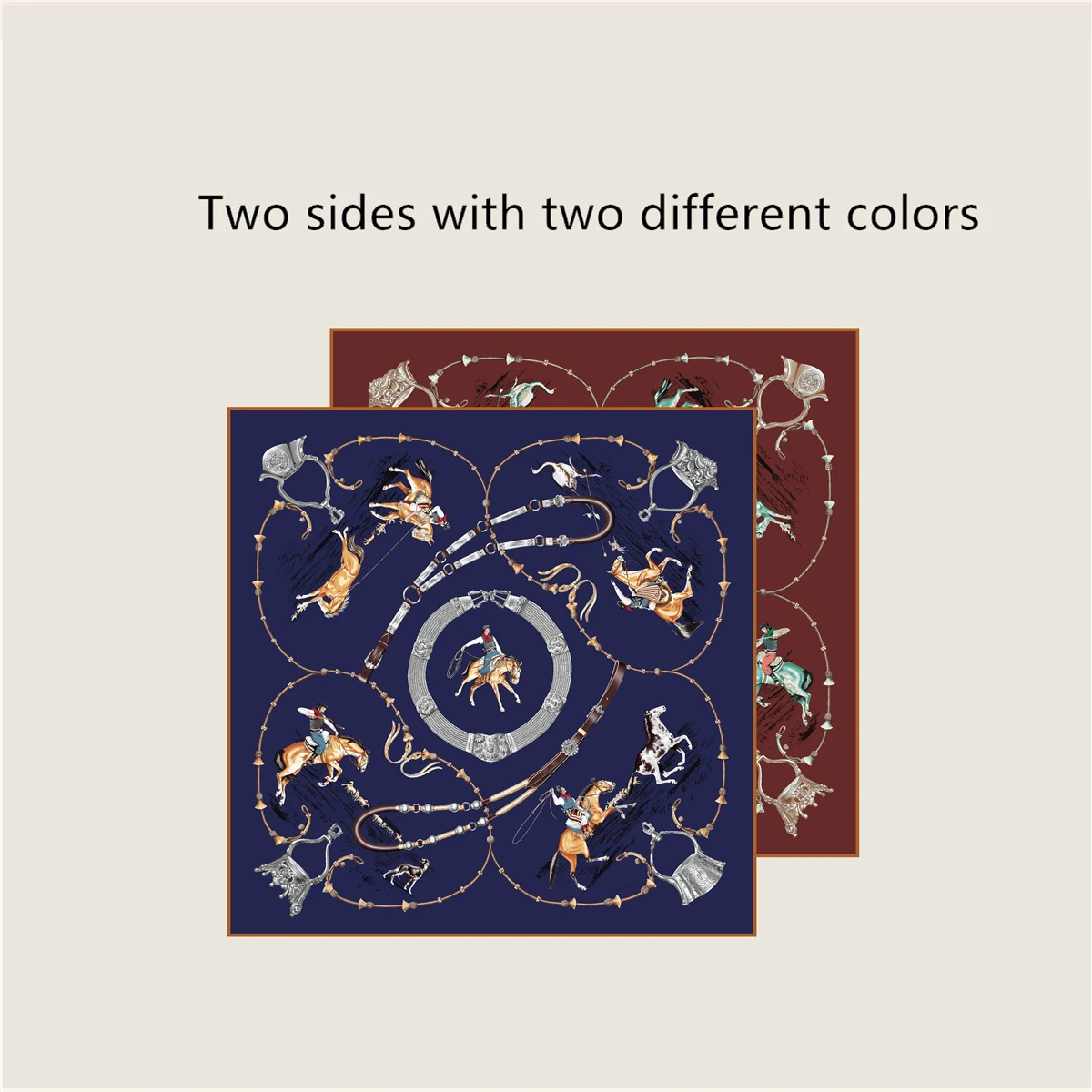 Two Faced Twill Silk Scarf 70 Women Square Hand-rolled Shawl Scarves Bandanas 70cm Head Scarves Hair Summer Mother Accessories