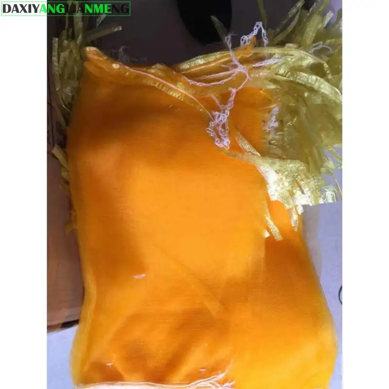 100pcs/Lot Elastic Blanking Onion Mesh Bags Sweet Potato Chestnut Walnut Package Fruits Vegetables Mesh Storage Bags