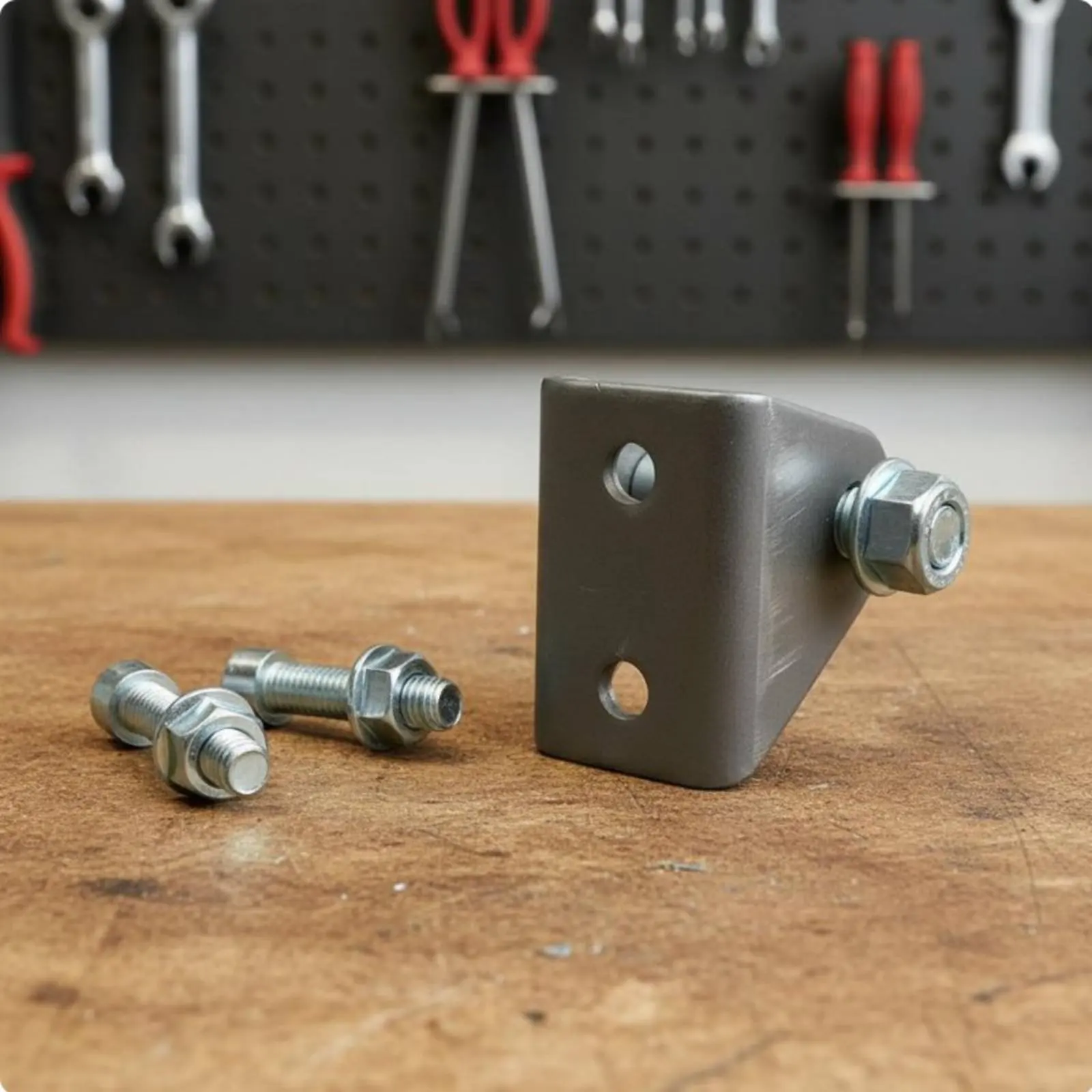 Double Hole Shock Mount Sturdy Duty Shock Absorber Fixing Bracket Vehicle Part Fastener-Installed for DIY Hobbyists