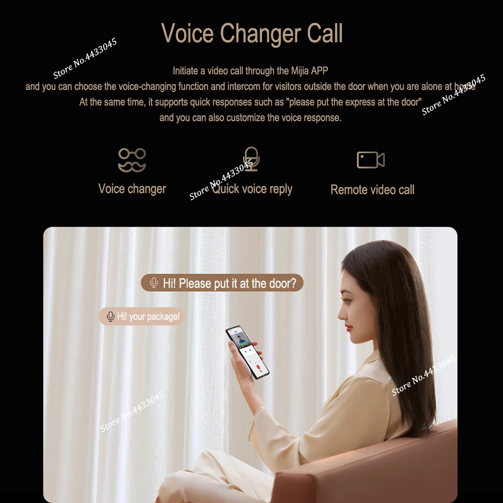 2022 Mới Thông Minh Xiaomi Mắt Mèo 1S Camera HD 1080P Thêm 32G 64G Thẻ SD video Không Dây Liên Lạc Nội Bộ Chuông Cửa Cho Nhà Nguyên Bản