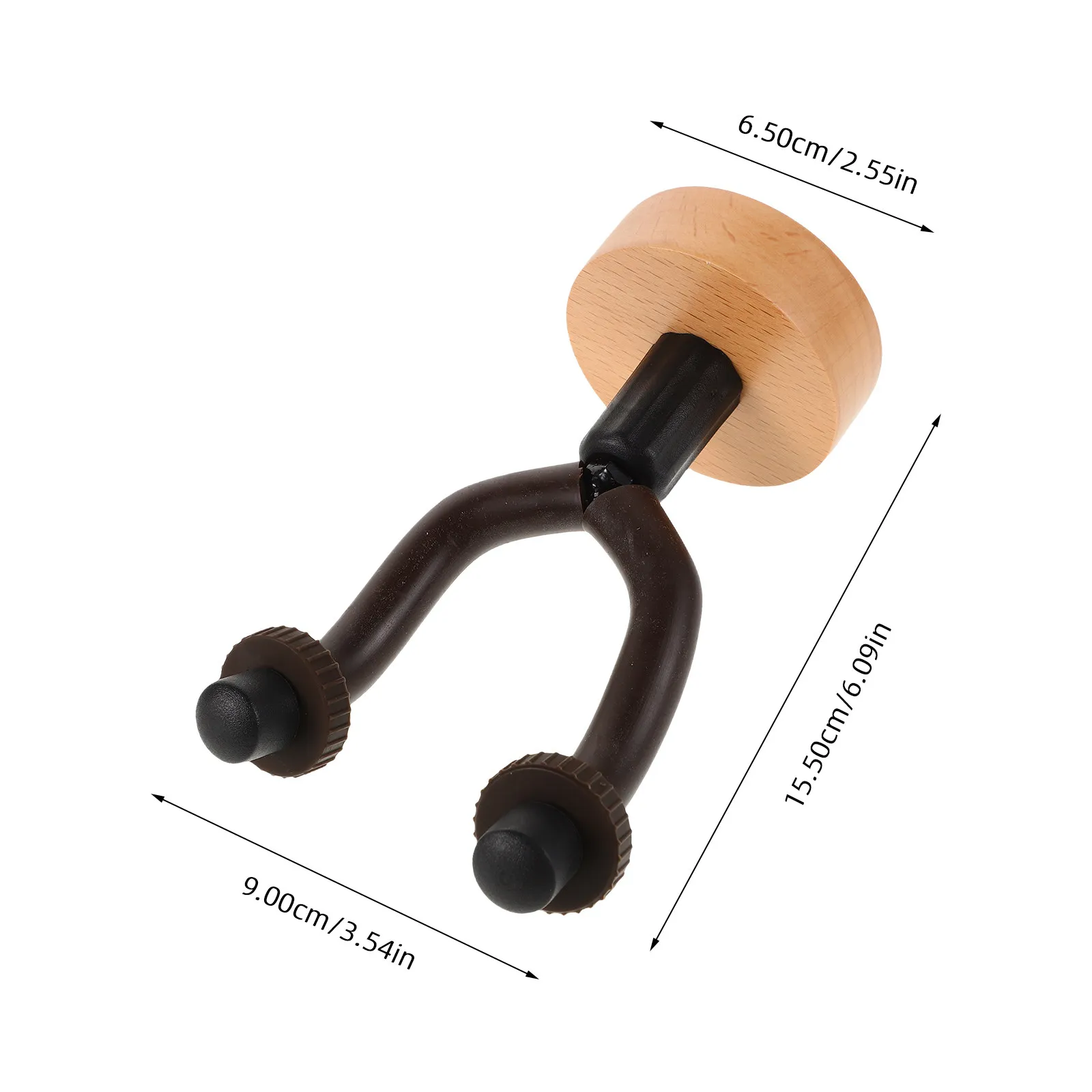 Wooden Guitar Wall Mount No Drill Holder Space Saving Hook for Folk Acoustic Electric Guitar Stand Ukulele Wall Mount - view 2
