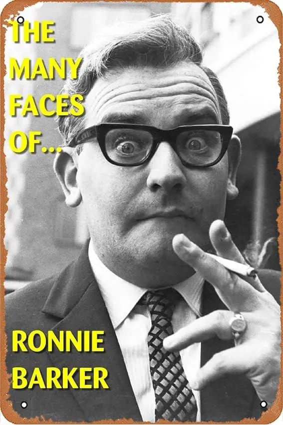 The Many Faces of Ronnie Barker Movie Metal Signs Decoracin Vintage Metal Tin Signs 12x8 Inch Iron Painting Wall Decor Restauran