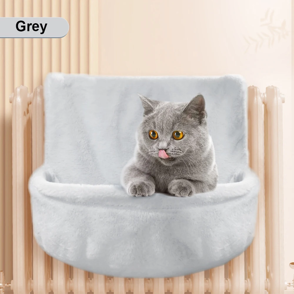 Popular Cat Hanging Bed Hanging Cat Nest Window Sill with Velvet Warmth Non Occupying Area Detachable Cat Hanging Bed