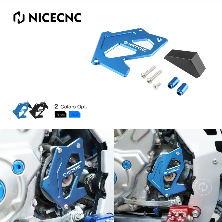 

NICECNC For YAMAHA ATV Sprocket Cover Case Saver Protector Chain Guard For YAMAHA RAPTOR 700 2006-2011 2013-2024 700R 2016-2024