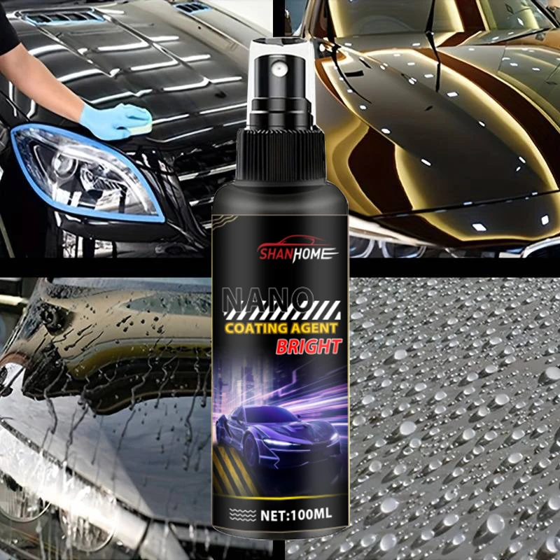 1/2/3PC 100ml Ceramic Coating Spray Quick Paint Care Car Paint Coating, Prevention of Sewage/Radiation Hazards, Protecting Cars