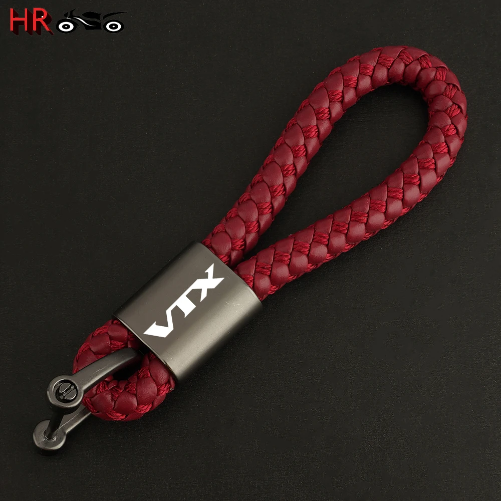 High Quality Key Ring Chain Accessories For HONDA VTX1300 VTX1800 VTX 1300 1800 Motorcycle Fashion Braided Rope Keyring Keychain