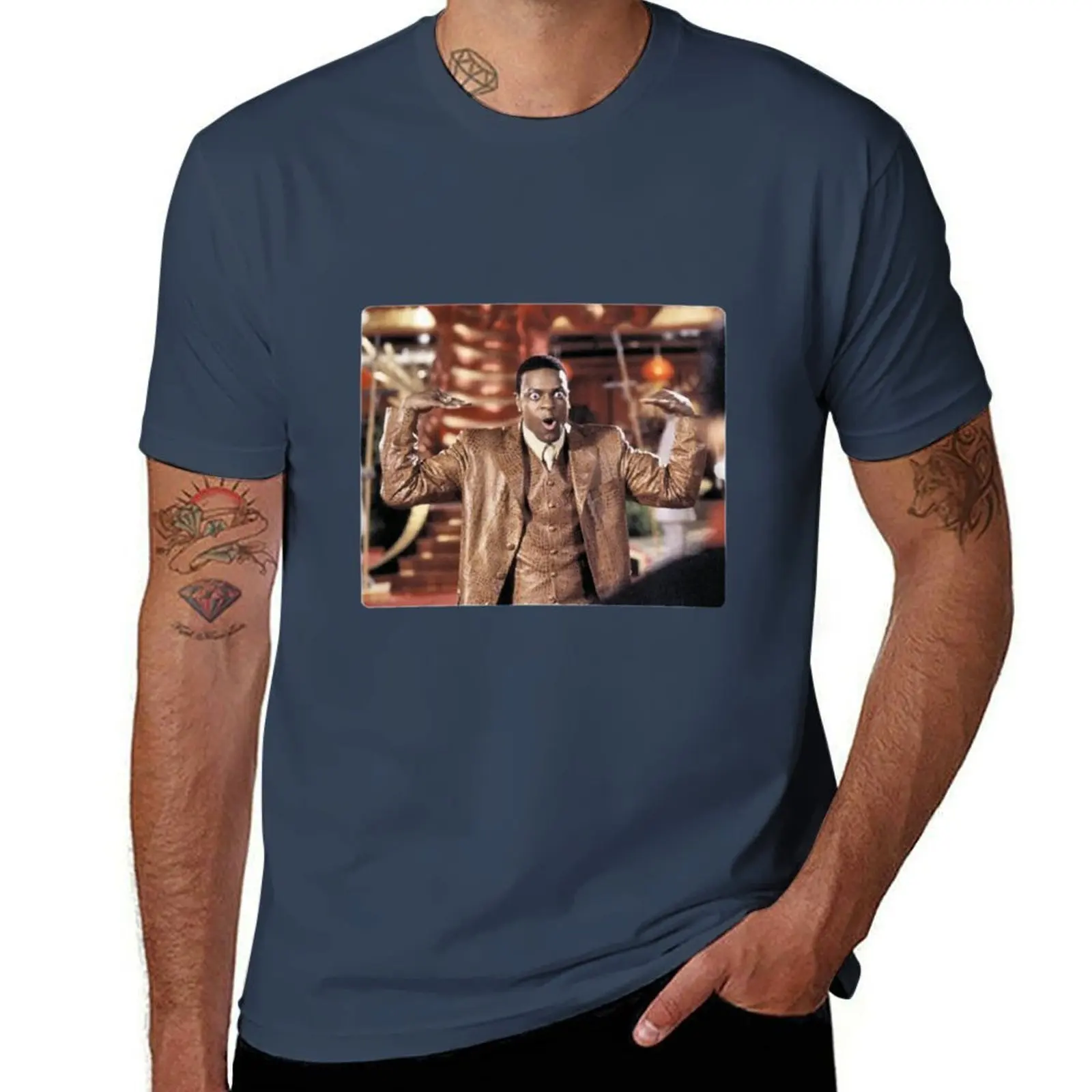 

Chris Tucker Rush Hour 2 Comedy Movie Gift For Fans, Gift Halloween Day, Gift Thanksgiving, Chr T-Shirt