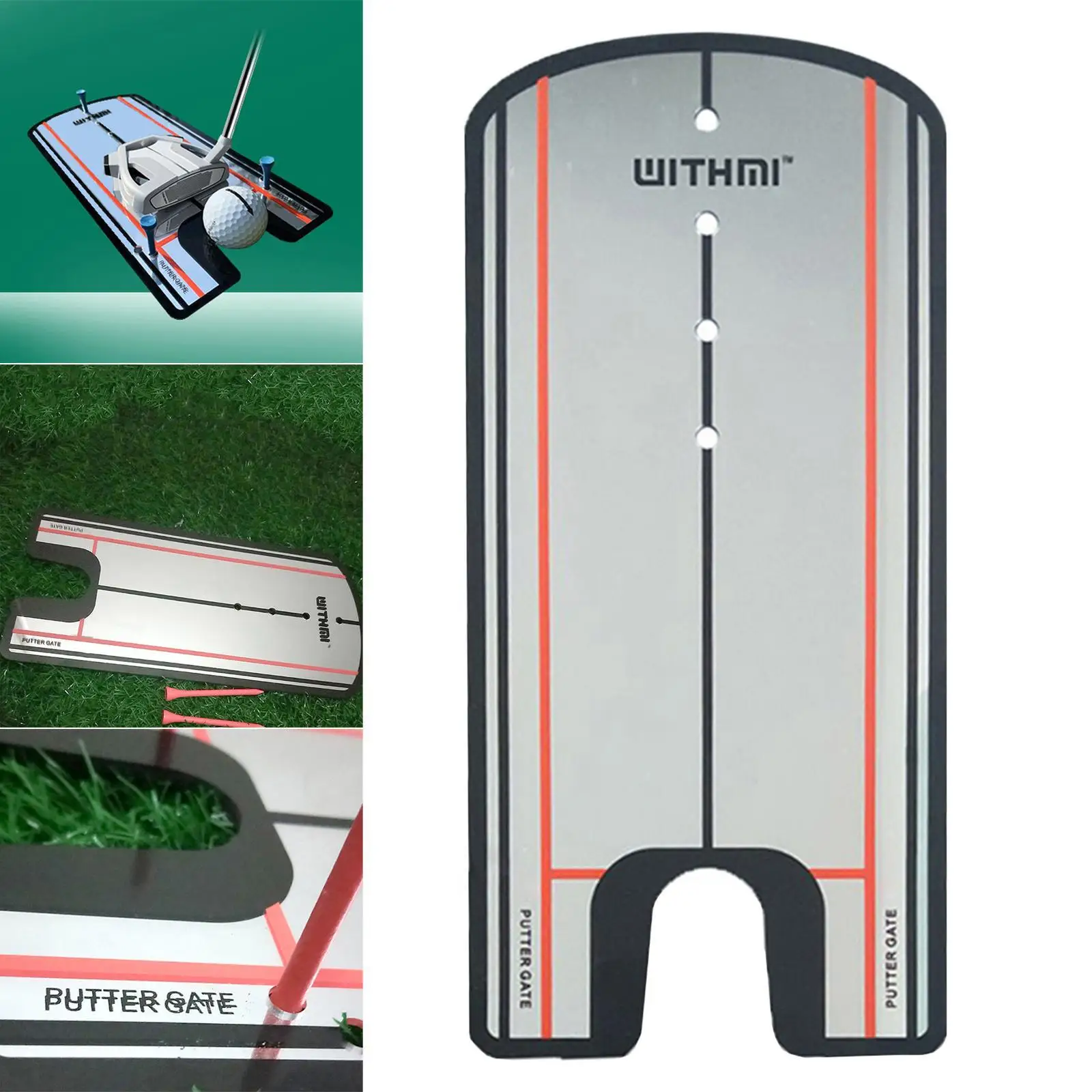 Golf putting Eyeline espejo alineación ayuda de entrenamiento Putter swing line trainer