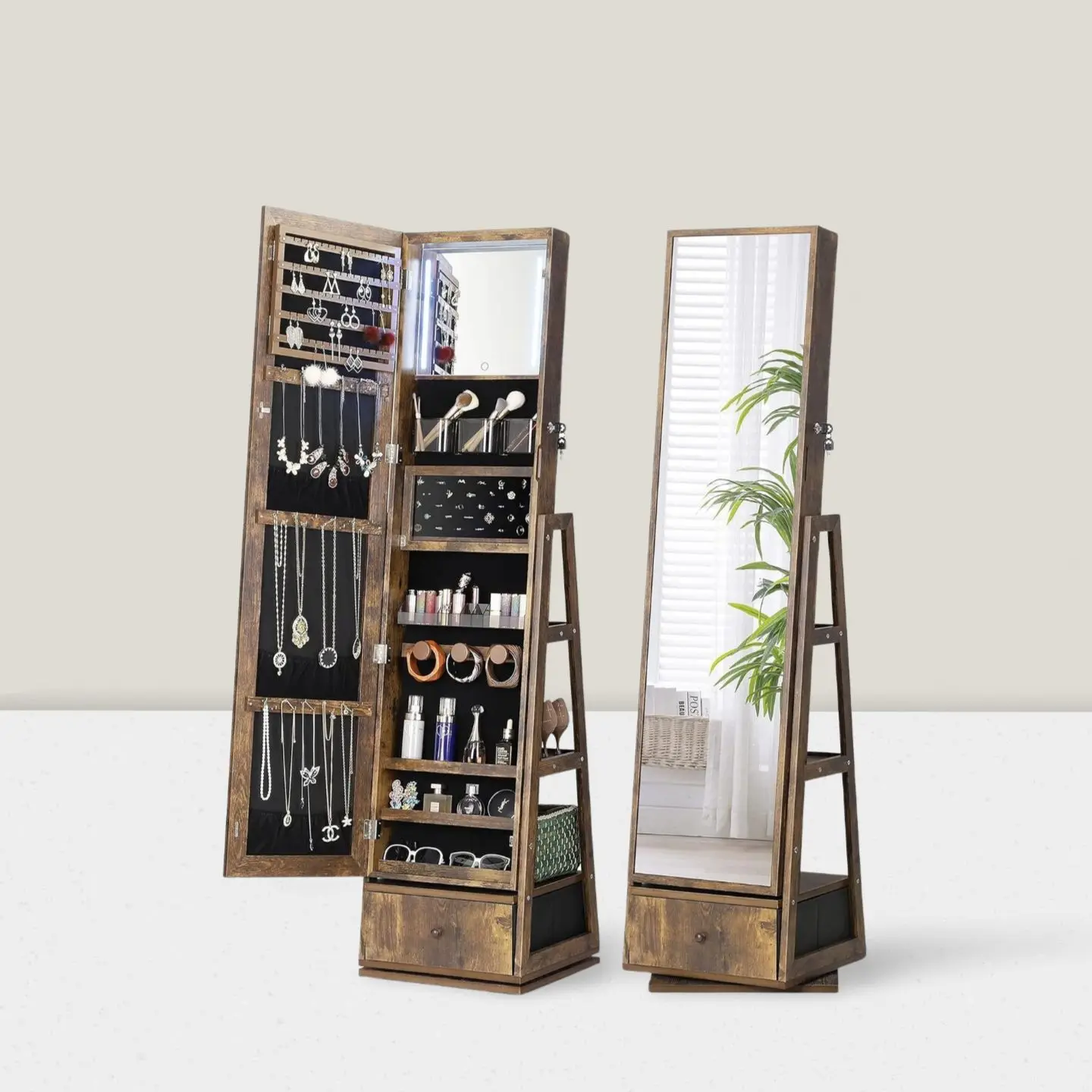 Ganzkörperspiegel für Garderob – Full Length Mirror Jewelry Armoire Bewertung und Preis