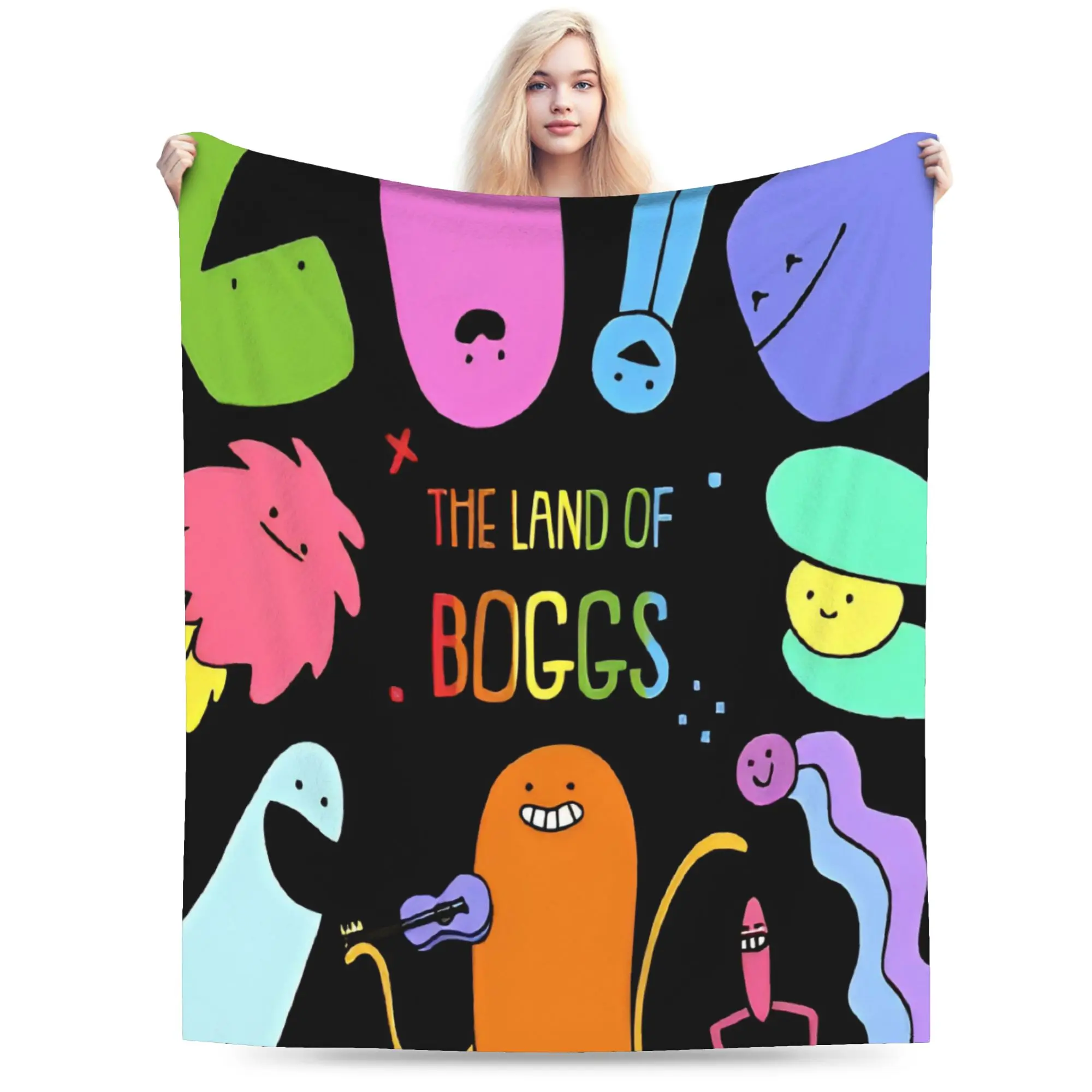 The Land of Boggs  Merch Blankets Super Soft Flannel  Throw Blankets Comfortable Bedspread