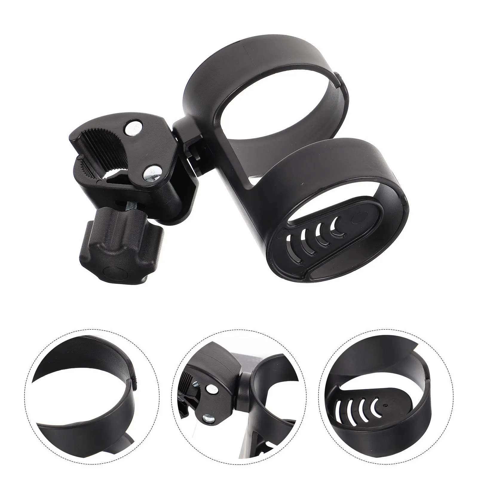 

Stroller Cup Holder Universal Drinks Rack Multi-Angle Rotatable for Baby Stroller Wheelchair Bicycle Outdoor Cup Holder