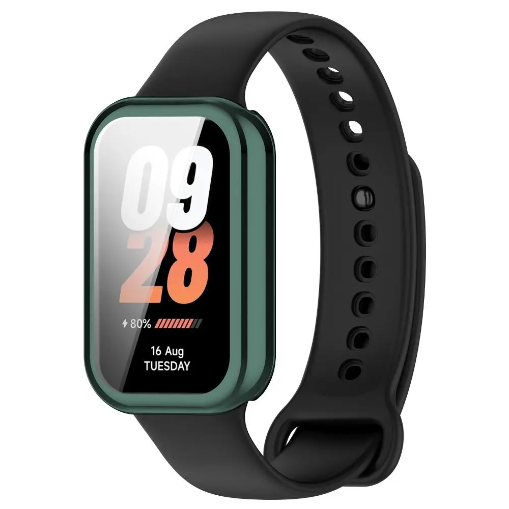 Étui pare-chocs en TPU pour Xiaomi Band 8 Active Redmi Smart Band 2, couverture complète, protecteur d'écran intelligent, accessoires de bracelet de montre