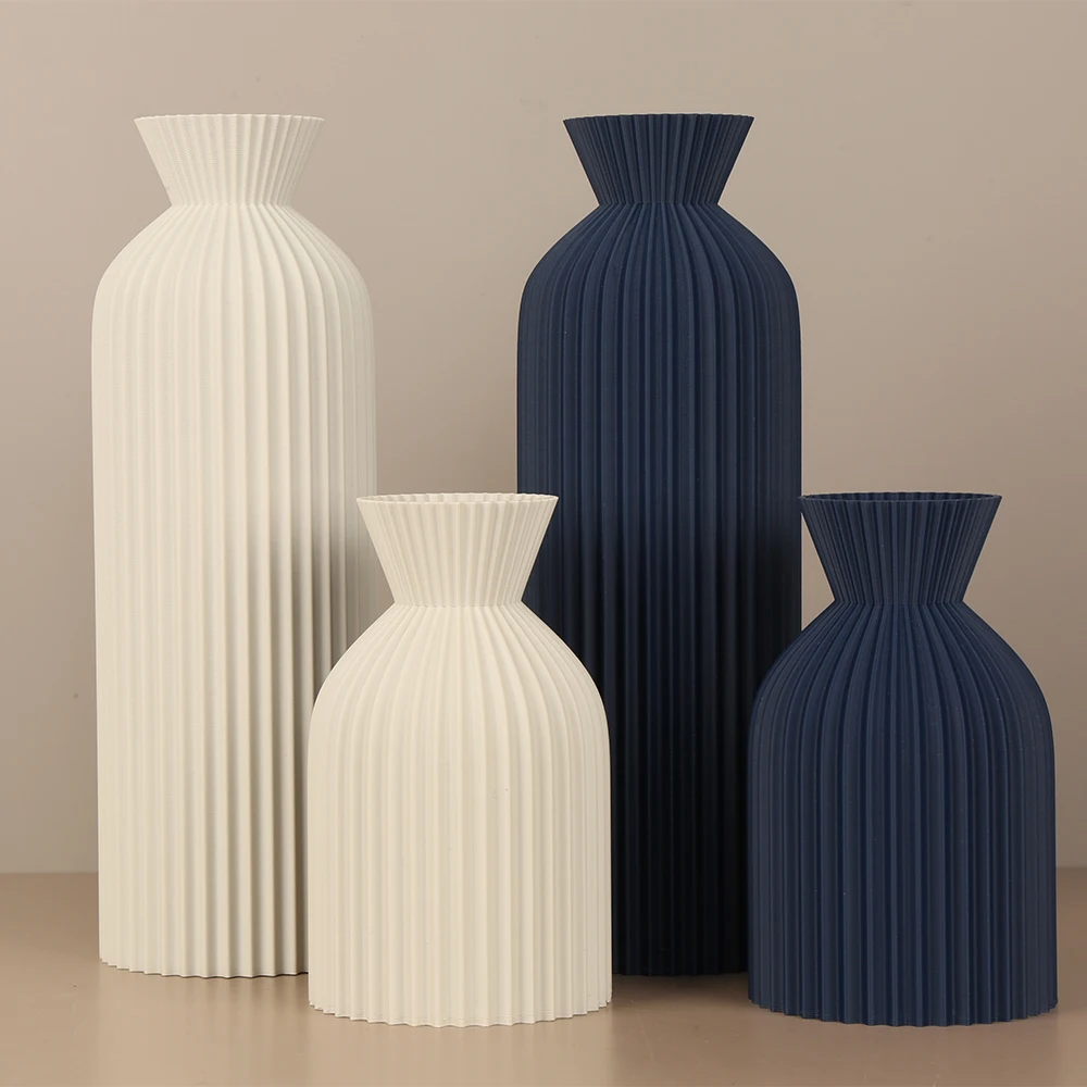 Wabi-Sabi Striped Vase 5