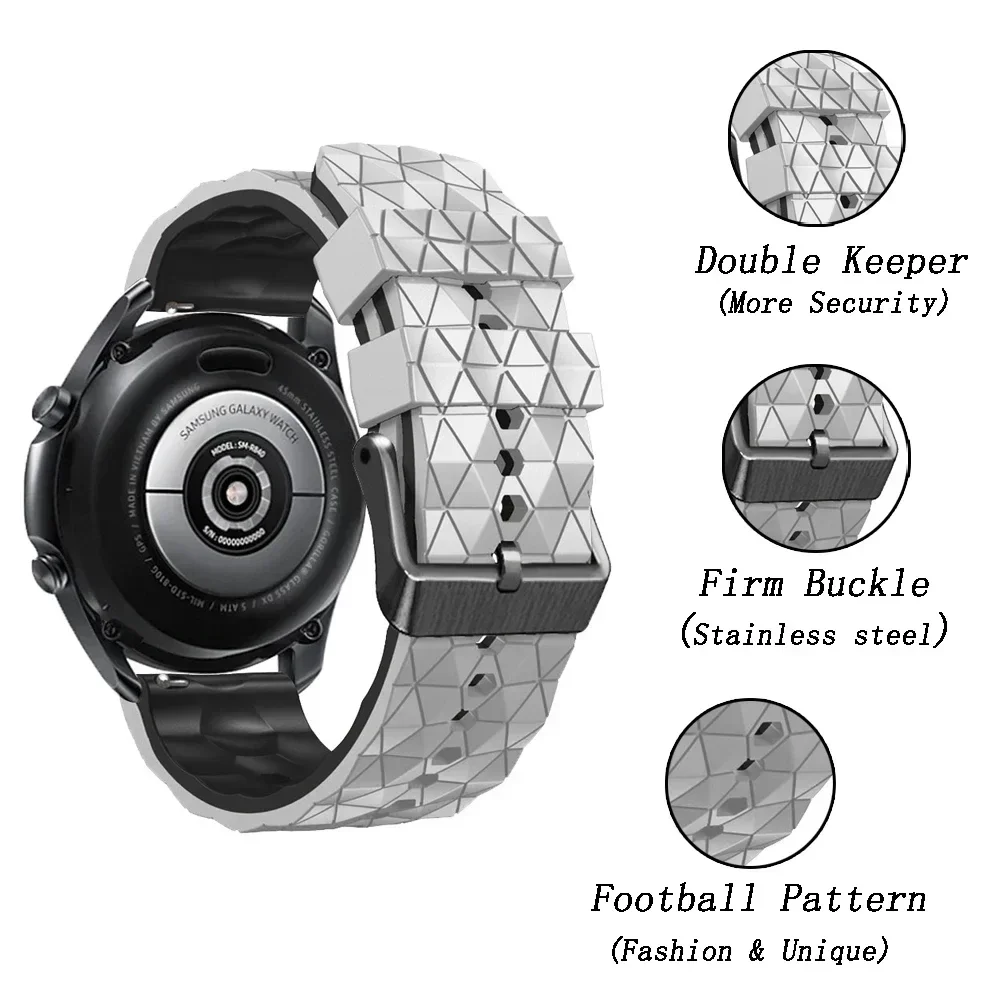 Cinturino in Silicone da 22mm per Xiaomi Mi Watch S1 Pro Active Watch Band Belt per Xiaomi Watch Color 2 cinturino sportivo Correa