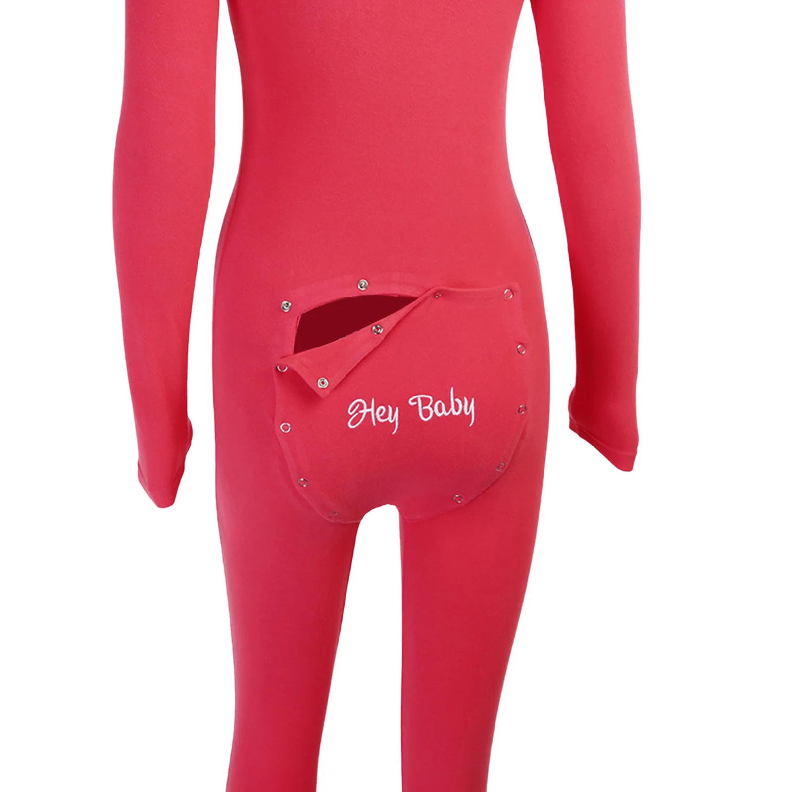 Jumpsuit piyama leher V dalam potongan renda seksi wanita Bodysuit Romper lengan panjang elegan dengan ikat pinggang